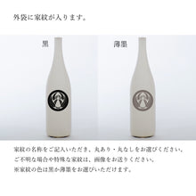 画像をギャラリービューアに読み込む, 一升瓶スタンド提灯 家紋入り