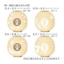 画像をギャラリービューアに読み込む, 新置き用提灯 おん 家紋入り